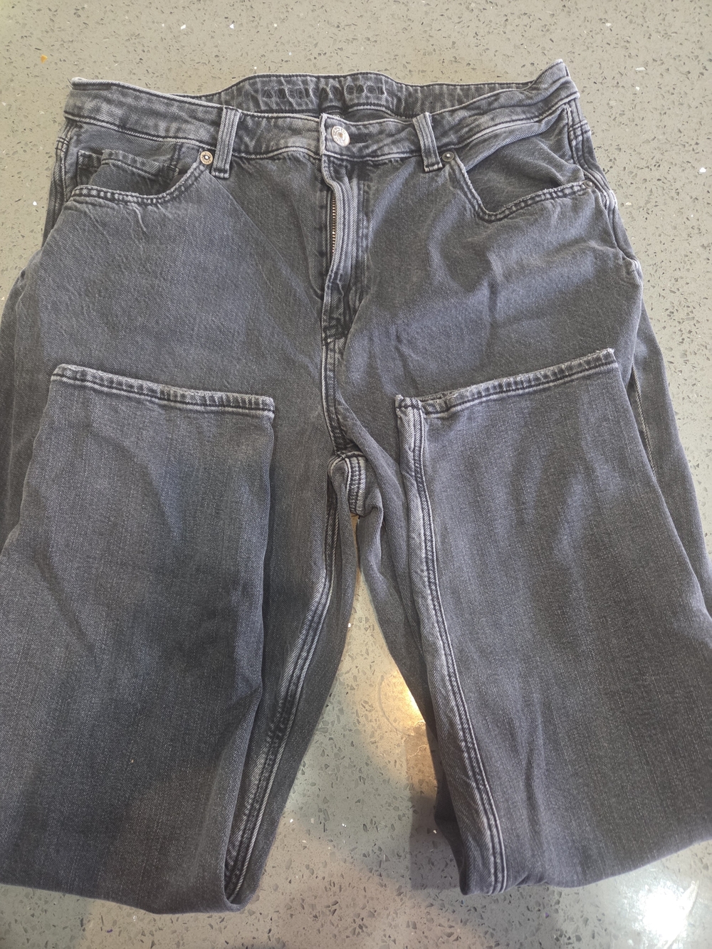American Eagle Outfitters Women's Gray Boyfriend Carpenter Jeans